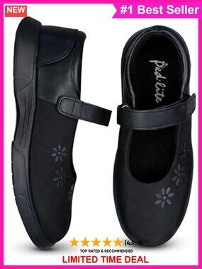 Orthopedic Mary Jane Flats Wide Toe Box Comfort Supportive Women's Shoes